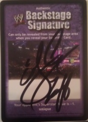 Backstage Signature - Eddie Guerrero